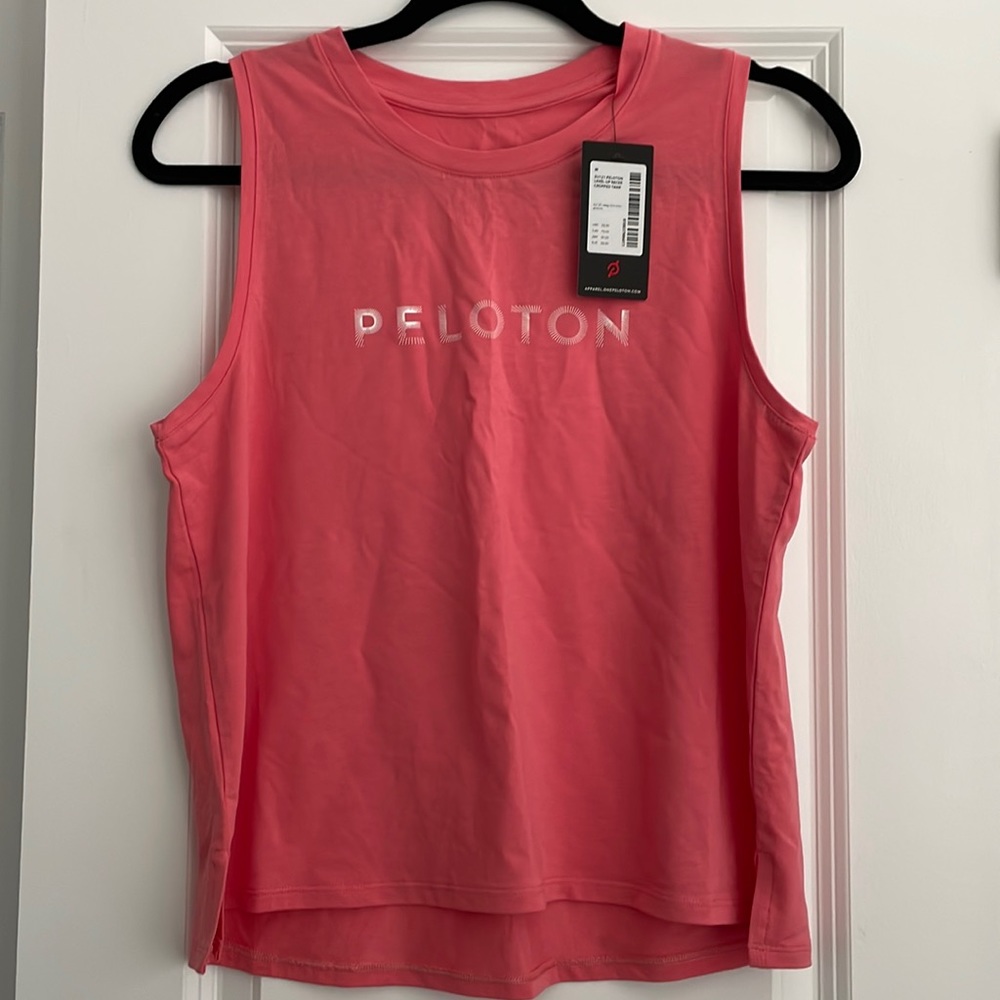 Peloton Level Up Racer Cropped Tank